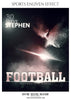Steve Stephen- Football-Sports Photography Template-Enliven Effects - Photography Photoshop Template