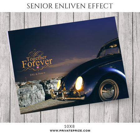Together Forever- Senior Enliven Effects - Photography Photoshop Template