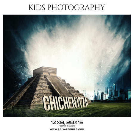 CHICHEN ITZA - KIDS PHOTOGRAPHY - Photography Photoshop Template