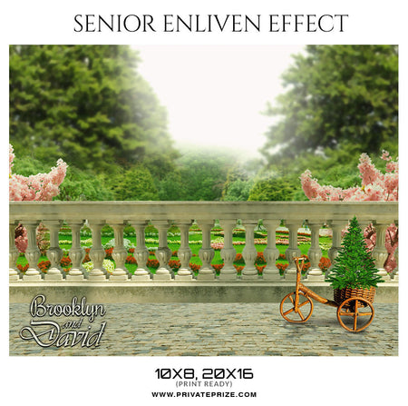 BROOKLYN AND DAVID - SENIOR ENLIVEN EFFECT - Photography Photoshop Template