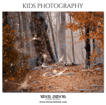 Alyssa Sean Kids Photography Photoshop Templates - Photography Photoshop Template