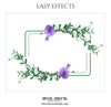 FLORAL EASY EFFECTS - Photography Photoshop Template