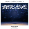 Cheerleader - Sports Enliven Effect Photoshop Template - Photography Photoshop Template