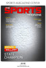 Davis Williams - Football Sports Photography Magazine Cover - Photography Photoshop Template