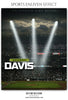 DAVIS BASEBALL- SPORTS ENLIVEN EFFECT - Photography Photoshop Template