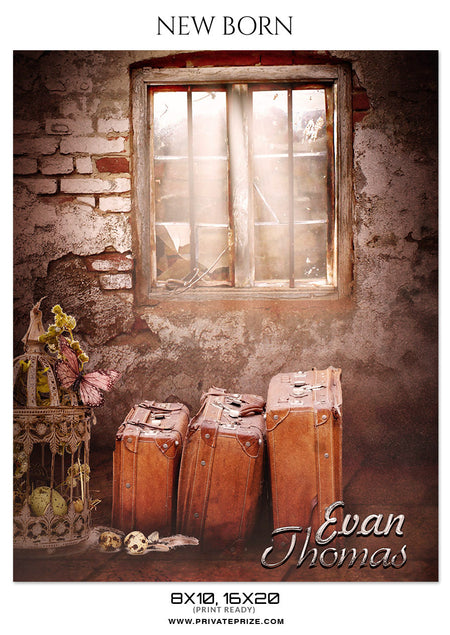 EVAN THOMAS - NEW BORN - Photography Photoshop Template