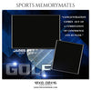 JAMES JEFF GOLF -  SPORTS PHOTOGRAPHY MEMORY MATE - Photography Photoshop Template