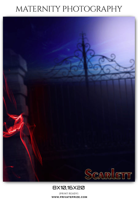 SCARLETT - MATERNITY PHOTOGRAPHY - Photography Photoshop Template