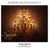 Sparkle- Senior Enliven Effect Photography Template - Photography Photoshop Template