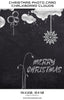 Christmas chalkboard clouds Digital Background Template - Photography Photoshop Template