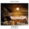 VIVIAN - NEW BORN - Photography Photoshop Template