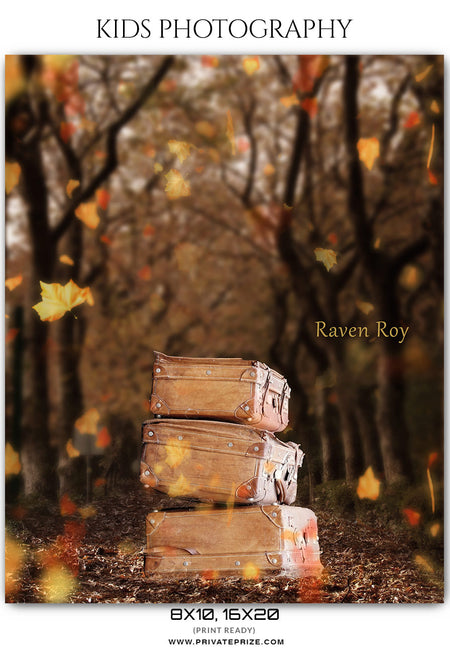 Raven Roy - Kids Photography Photoshop Templates - Photography Photoshop Template