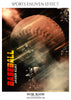 Javier Kurt Baseball Sports Photography Enliven Effects - Photography Photoshop Template