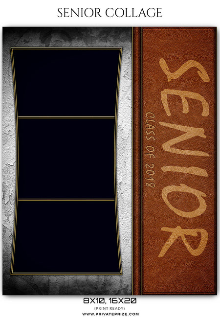 Senior Collage Photography Template - Photography Photoshop Template