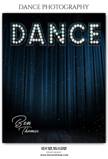 BEN THOMAS - DANCE PHOTOGRAPHY - Photography Photoshop Template