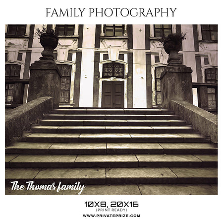 The Thomas Family - Family Photography - Photography Photoshop Template