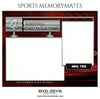 Neil Ted Basketball - Sports Memory Mate Photoshop Template - Photography Photoshop Template