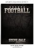 Steve Dale Football- Enliven Effects - Photography Photoshop Template