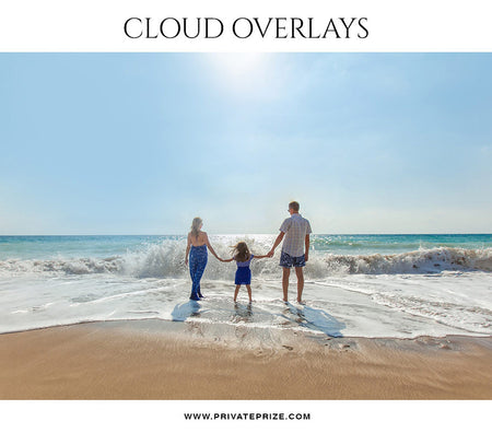 Cloud Overlay -Marine - Photography Photoshop Template