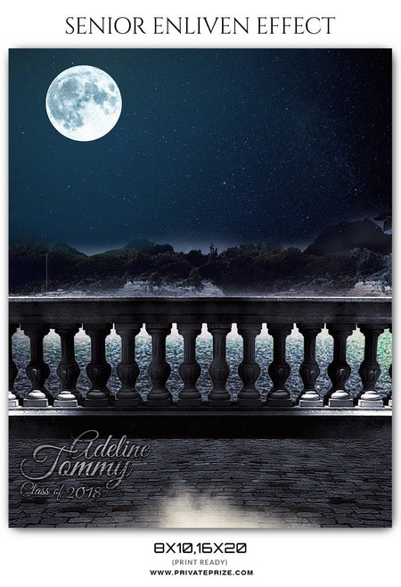 ADELINE TOMMY - SENIOR ENLIVEN EFFECT - Photography Photoshop Template