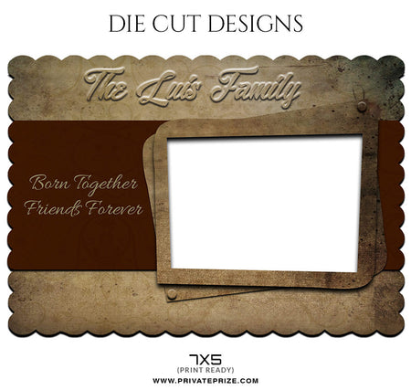 THE LUIS FAMILY - DIE CUT DESIGNS - Photography Photoshop Template