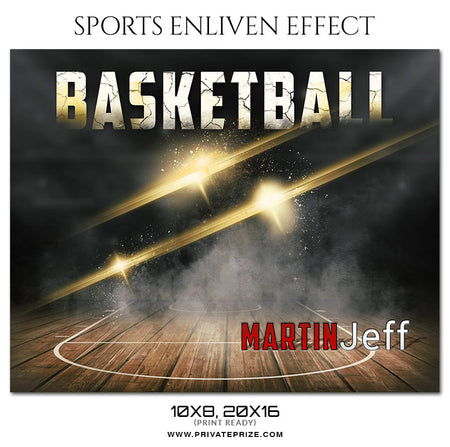 Martin Jeff Basketball Themed Sports Photography Template