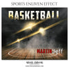 Martin Jeff Basketball Themed Sports Photography Template - Photography Photoshop Template