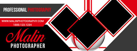 MALIN PHOTOGRAPHY - FACEBOOK TIMELINE COVER - Photography Photoshop Template