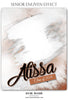 Alissa - Senior Enliven Effects Photoshop Template - Photography Photoshop Template