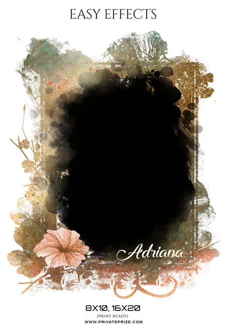 Adriana - Seniors Easy Effects - Photography Photoshop Template