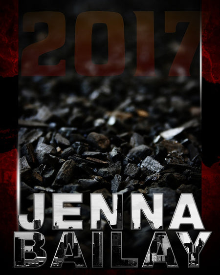 Jenna Bailay Softball 2017 Sports Template -  Enliven Effects - Photography Photoshop Template