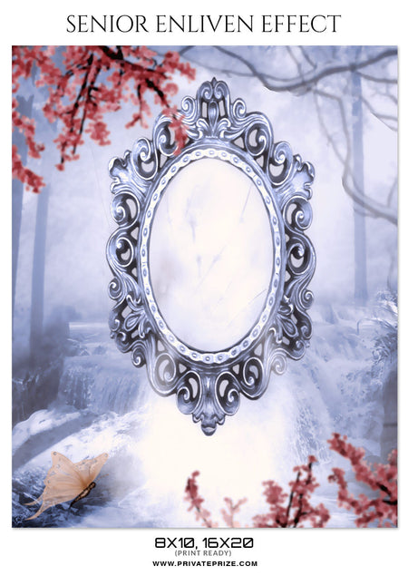 PARADISE - SENIOR ENLIVEN EFFECT - Photography Photoshop Template