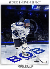 Bob Messy Ice Hockey Sports Photography- Enliven Effects