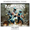 Bombers - Football Themed Sports Photography Template - Photography Photoshop Template