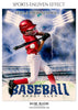 Brady Glen Baseball Sports Enliven Effect  Photoshop Template - Photography Photoshop Template