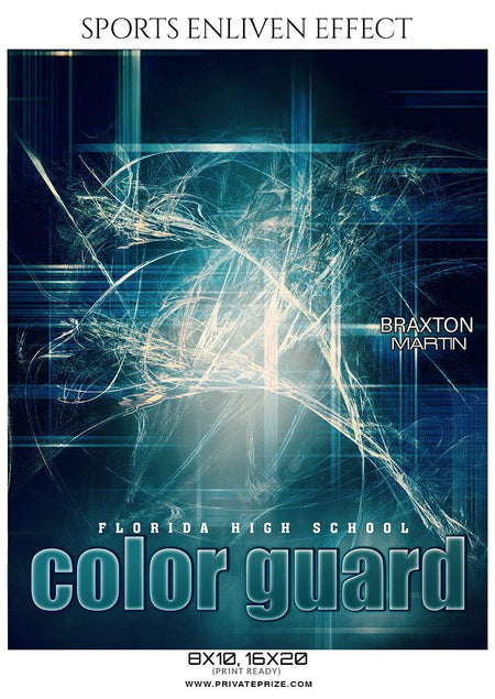 Braxton Martin - Color Guard Enliven Effects Photography Template - PrivatePrize - Photography Templates