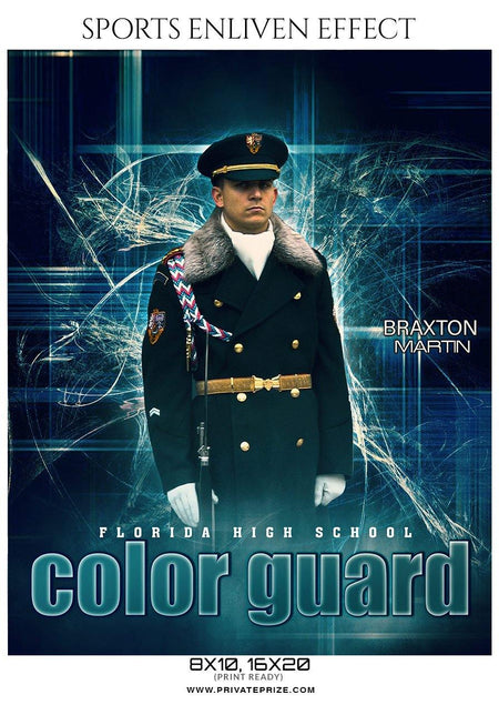 Braxton Martin - Color Guard Enliven Effects Photography Template - PrivatePrize - Photography Templates