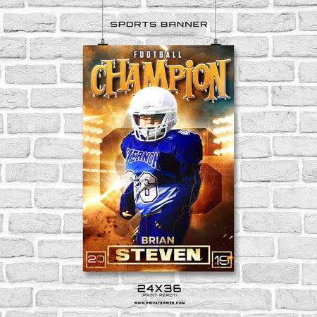 Brian Steven -Football Enliven Effects Sports Banner Photoshop Template - PrivatePrize - Photography Templates