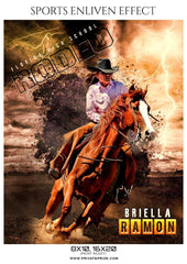 Briella Ramon - Rodeo Sports Enliven Effects Photography Templates
