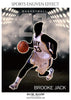 Brooke Jack - Basketball Sports Enliven Effects Photography Template - Photography Photoshop Template