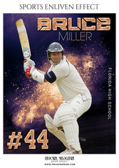 BRUCE MILLER - CRICKET SPORTS PHOTOGRAPHY