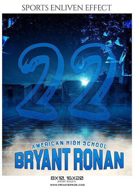 Bryant Ronan - Lacrosse Sports Enliven Effects Photography Template - PrivatePrize - Photography Templates