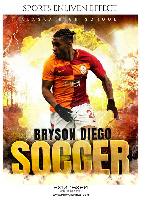 Bryson Diego - Soccer Sports Enliven Effects Photography Template - PrivatePrize - Photography Templates