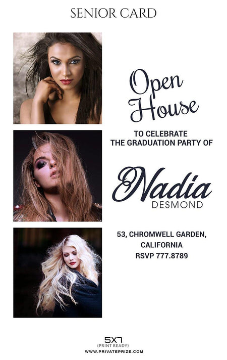 Nadia Desmond - Photo Card Templates - PrivatePrize - Photography Templates