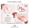 Aaron Curtis - New Born Photo Card - PrivatePrize - Photography Templates