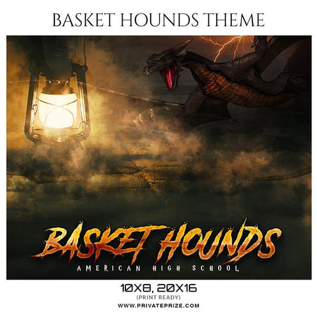 Basket Hounds - Basketball - Theme Sports Photography Template - PrivatePrize - Photography Templates