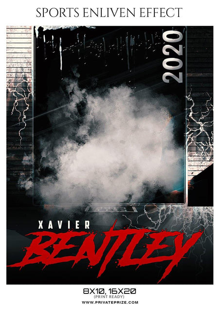 Bentley Xavier - Football Sports Enliven Effect Photography Template - PrivatePrize - Photography Templates