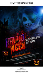 Biggest Halloween Party Invitation Card
