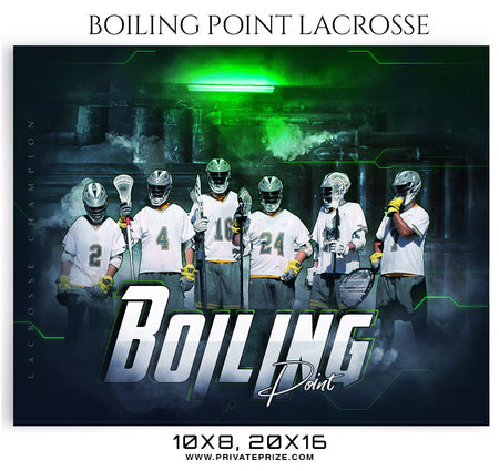 Boiling-point -Lacrosse-2018 Themed Sports Photography Template - Photography Photoshop Template