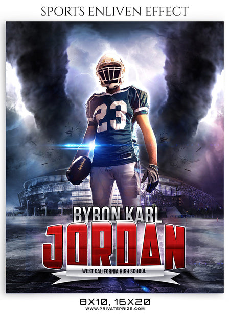 BRYAN KARL FOOTBALL SPORTS PHOTOGRAPHY - Photography Photoshop Template